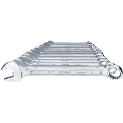 GEDORE Ringmaulschlüssel-Satz 7/0112 DIN3113A 6-19 mm 12-teilig