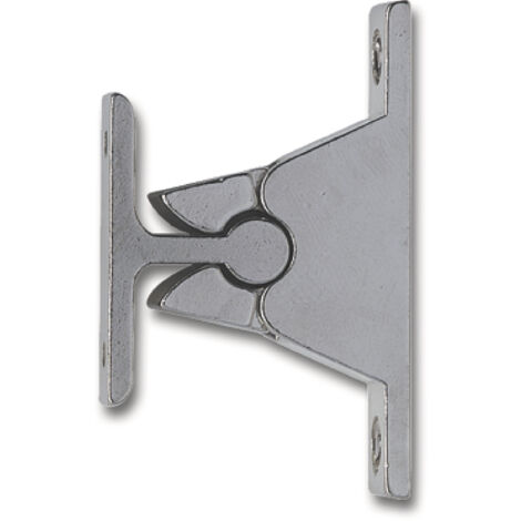 IBFM Türhalter mit Klemmmechanismus, Wandabstand 35mm, Zamak vermessingt