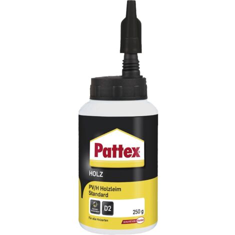 Pattex PV/H Universal Holzleim Holzkleber für alle Holzarten Transparent 250 g
