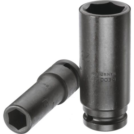 GEDORE Kraftsteckschlüssel lang K 19 L DIN3121 1/2"vierkant 18 mm sechskant (1/5)