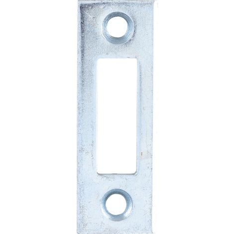 Schließblech für Querriegel 140/180 mm gekröpft, 29 x 7 mm, verzinkt
