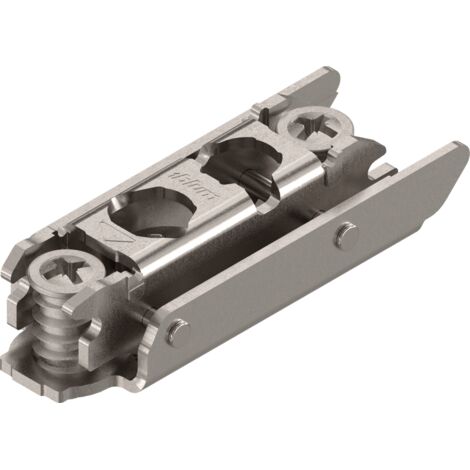 BLUM CLIP Exzenter Montageplatte gerade, Stahl, Systemschraube, Distanz 3 mm (1/5)