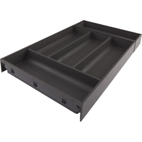 Blum Ambia-Line Besteckkasten 524x300x50, Stahl oriongrau matt