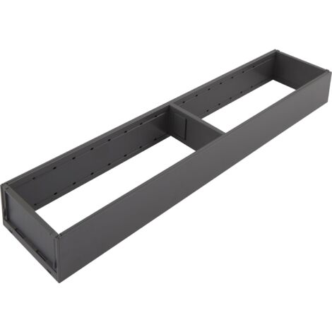 Blum AmbiaLine Schubkastenrahmen schmal mit Trenner 522x100x50mm, oriongrau