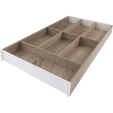 Blum Ambia-Line Besteckeinsatz Besteckkasten 574x300x50mm, Bardolino Eiche Stahl