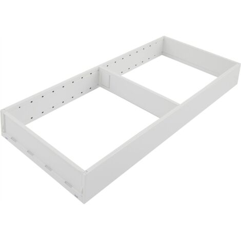 Blum Ambia-Line Schubkastenrahmen breit - 472x200x50mm, Stahl seidenweiß matt (1/3)