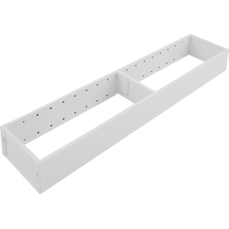 Blum AmbiaLine Schubkastenrahmen schmal mit Trenner 522x100x50mm, seidenweiß