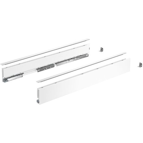 Hettich AvanTech You Schubkasten Set Schubkasten Set Höhe 77 - Schubkastensystem Nennlänge 550mm, Stahl weiß (1/5)
