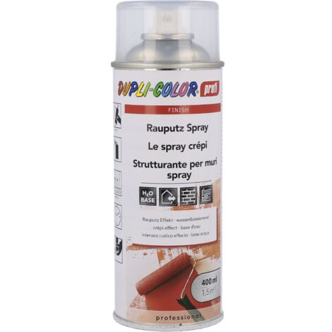Dupli Color Rauputz Spray weiß zum Rauputz ausbessern, ideal zur Wandreparatur, 400ml