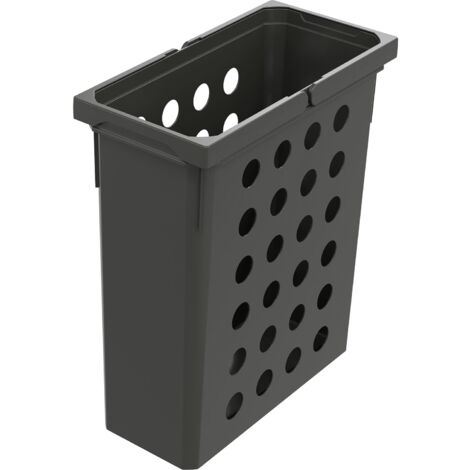 Vauth Sagel Wäschesammler 21l Wash - praktischer Wäschekorb schmal mit optimaler Luftzirkulation, Wäschekorb Plastik, 21 Liter Lava