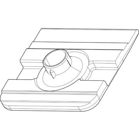 Roto Fenstergetriebe NT/NX Falzauflauf Flügelteil Falzluft 13mm Falztiefe 21mm, Kunststoff grau (1/2)