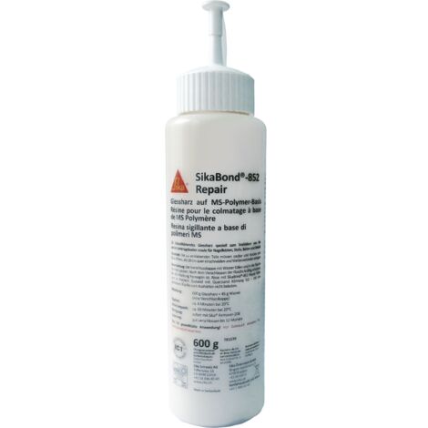 Sika Injektionsharz SikaBond 852 zur Reparatur von Rissen und Ausgießen von Schwindfugen, hellgelb 600ml