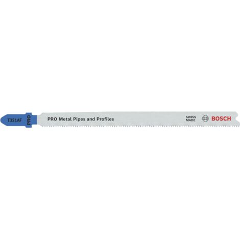 Bosch T321BF Stichsägeblätter für die Metallbearbeitung, ideal für schnelle & gerade Schnitte, Sägeblätter 5 Stück