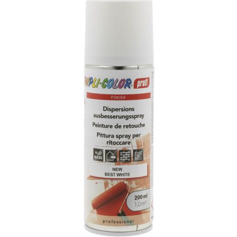 Dupli Color Dispersion Wandfarbe weiß zum Abdecken verschmutzter Wände für Innen- und Außenbereich überstreichbar mit Dispersionen, 200ml (1/3)