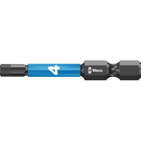Bit 840/4 IMP DC 4mm L.50mm 1/4 Zoll E6,3 Impaktor,DC WERA 5 Stk