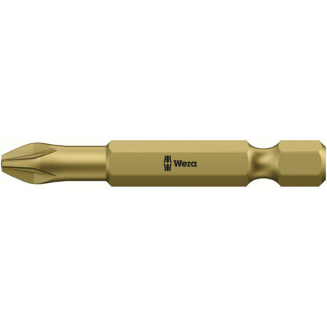 WERA 5060060001 Bit 855/4 TH 1/4 Zoll PZD 2 Länge 50 mm Torsionszone, extrahart