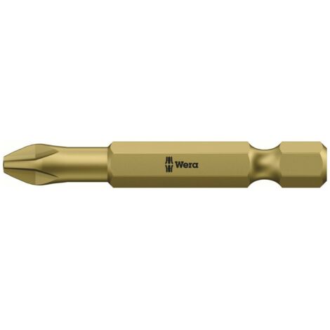 WERA 5059855001 Bit 851/4 TH 1/4 Zoll PH 1 Länge 50 mm Torsionszone, extrahart