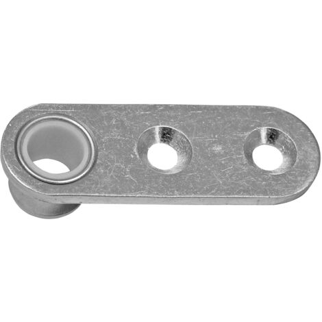 WILKA Stangenführungsplatte 9653 für Rundstange ø 10 mm, Stahl verzinkt