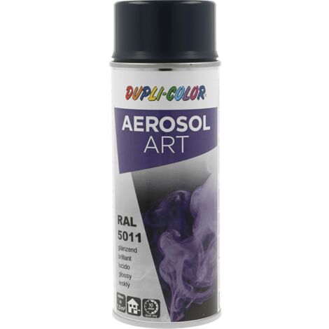 Dupli Color Aerosol Art Lackspray Graffiti Dose - wetterfest, lichtecht und UV-beständig - Graffiti-Spray 400ml, stahlblau glänzend RAL 5011
