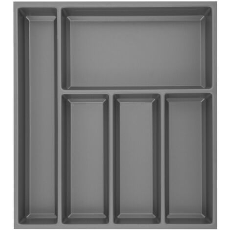 Agoform Besteck Organizer Sky Besteckeinsatz 420x53x473 Kunststoff schiefergrau