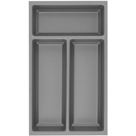 Agoform Besteck Organizer Sky Besteckeinsatz 220x53x373mm schiefgrau Kunststoff