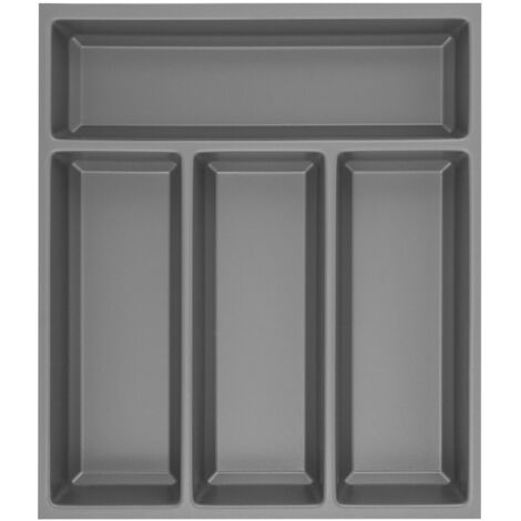 Agoform Besteck Organizer Sky Besteckeinsatz 320x53x373mm schiefgrau Kunststoff