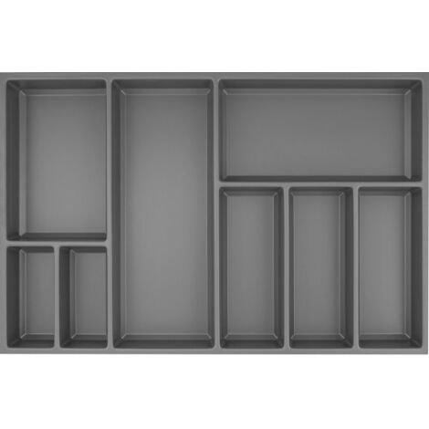 Agoform Besteck Organizer Sky Besteckeinsatz 720x53x473 Kunststoff schiefergrau
