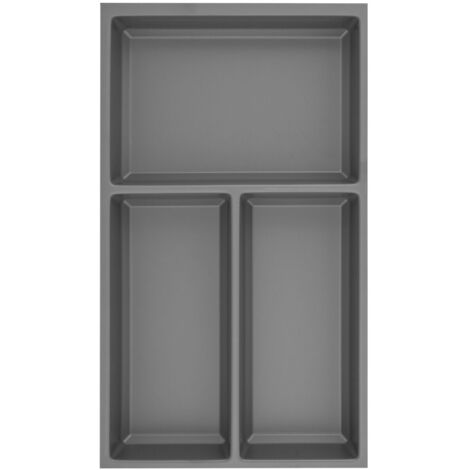 Agoform Besteck Organizer Sky Besteckeinsatz 270x53x473 Kunststoff schiefergrau