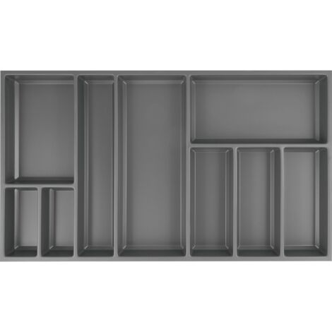 Agoform Besteck Organizer Sky Besteckeinsatz 820x53x473 Kunststoff schiefergrau
