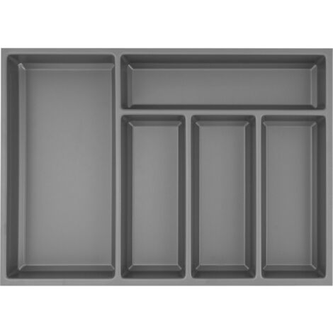 Agoform Besteck Organizer Sky Besteckeinsatz 520x53x373mm schiefgrau Kunststoff