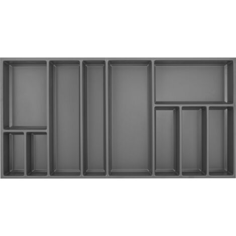 Agoform Besteck Organizer Sky Besteckeinsatz 920x53x473 Kunststoff schiefergrau
