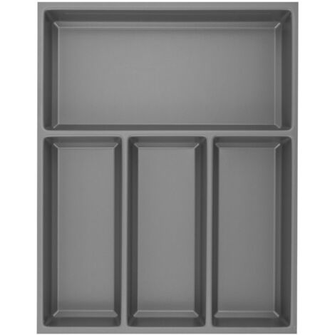 Agoform Besteck Organizer Sky Besteckeinsatz 370x53x473 Kunststoff schiefergrau