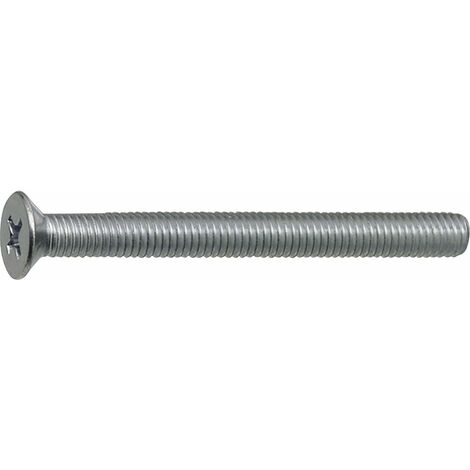 ~ISO7046-1 4.8 M 6x 45 Phillips Kreuzschlitz verzinkt Senkschraube (DIN965A) (1/4)