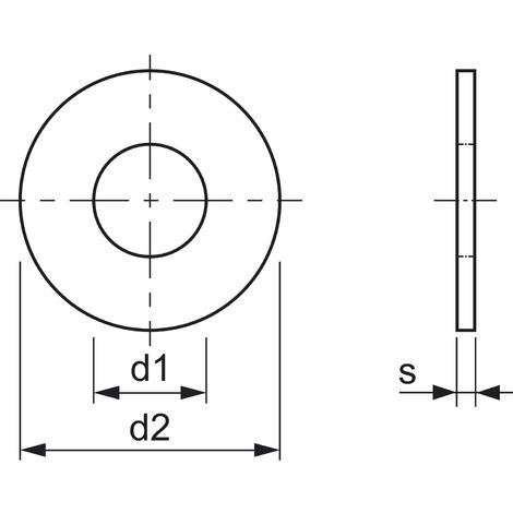 Kupfer-Metall-Unterlegscheiben, Dichtungsringdichtungen, flache