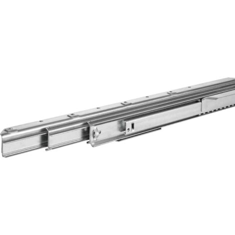 Pöttker Tischauszug Classic 2328mm - Ausziehtischführung für Kulissentische, 90kg Tragkraft, Stahl verzinkt