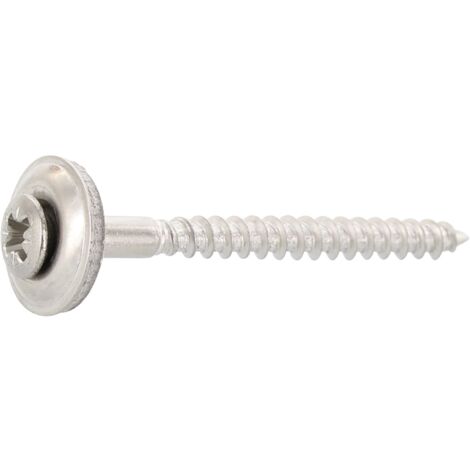 Spenglerschraube 4.5x 80 Pozidriv 2 Edelstahl A2 mit Dichtscheibe ø 15mm vormont (1/4)