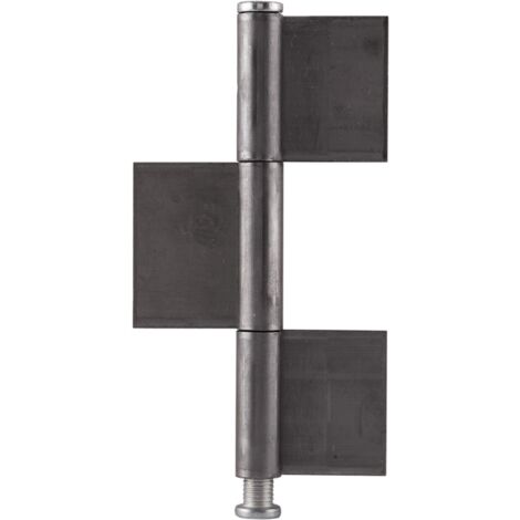 Konstruktionsband 3-teilig 230 x 50 x 4 mm, Stahl blank