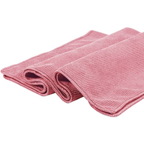 Microfasertuch waschbar Noppy Profi - Putzlappen Microfaser für alle glatten Oberflächen, 40x40 cm Farbe rot