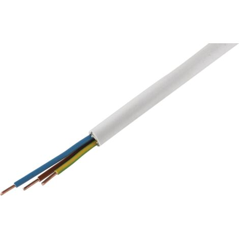 PVC-Mantelleitung Stromkabel - Kabel 3x1.5 mm2 - hochwertiges Kabel 3 adrig für Elektrische Installationen, 50m