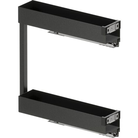 Vauth Sagel SUB Rack Unterschrankauszug 15 cm Essentio, Stahlblech lava