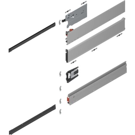 Blum Revego uno Pocketschienen, Laufschienen Set 500mm, links