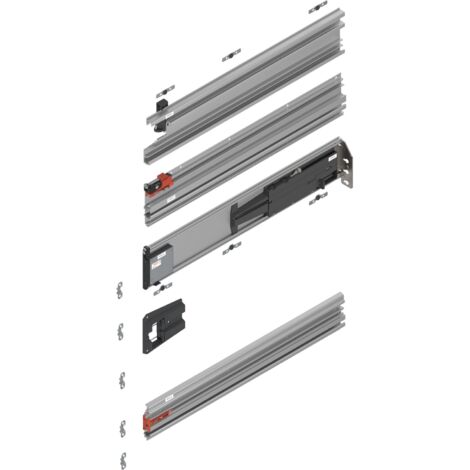 Blum Revego duo Pocketschienen, Laufschienen Set 525mm, rechts