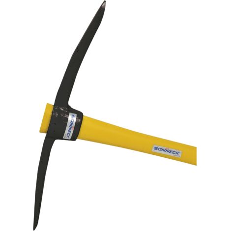 Sonneck Spitzschneidkrampen - Spitzhacke mit Glasfaserstiel Länge 550mm für leichte Bau- und Grabarbeiten