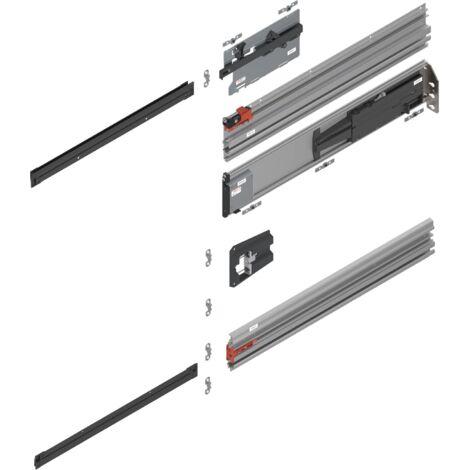Blum Revego uno Pocketschienen, Laufschienen Set 450mm, rechts