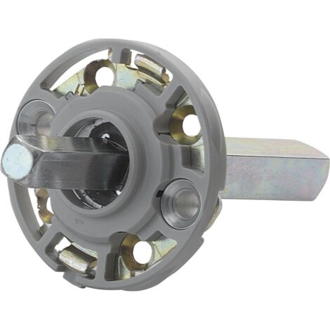 Hoppe Montagemodul rund für Hoppe Türgriffe, Vierkant 9/72 mm, Stahl aluminiumfarbig