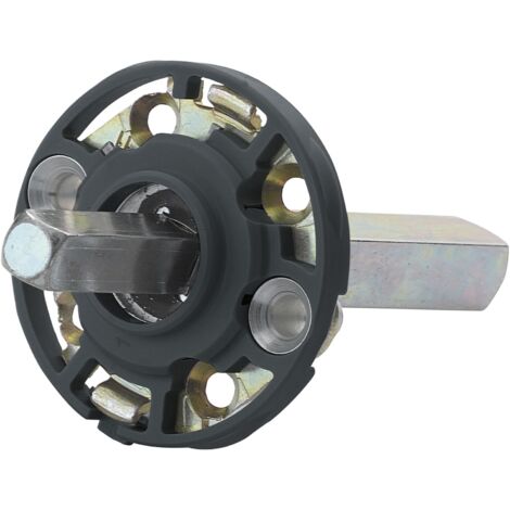 Hoppe Montagemodul rund für Hoppe Türgriffe, Vierkant 10/72 mm, Stahl schwarz