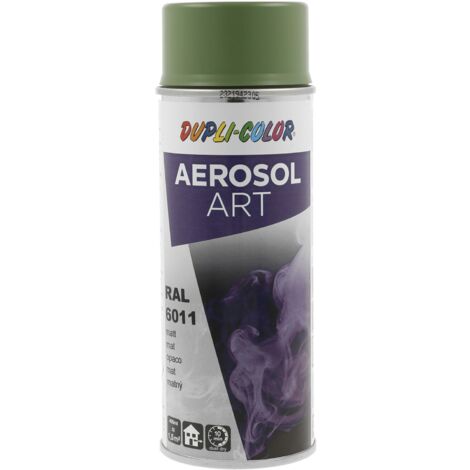 Dupli Color Aerosol Art Lackspray Graffiti Dose - wetterfest, lichtecht und UV-beständig - Graffiti-Spray 400ml, resedagrün matt RAL 6011