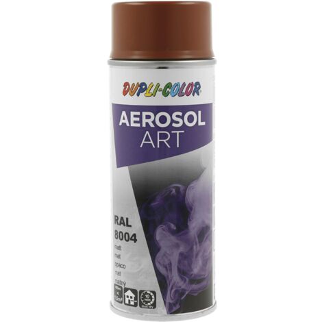 Dupli Color Aerosol Art Lackspray Graffiti Dose - wetterfest, lichtecht und UV-beständig - Graffiti-Spray 400ml, kupferbraun matt RAL 8004