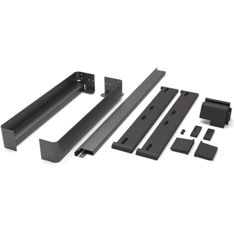 Kesseböhmer Conero Funktionsauszug 72H - Schubkastensystem für Hosen- und Wäscheauszug, Breite 552-612mm, Stahl/Kunststoff schwarz