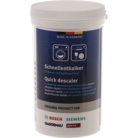 BSH Schnellentkalker 2in1 Waschmaschinen Entkalker & Spülmaschinenentkalker - ideal bei hartem Wasser, 250g (1/3)
